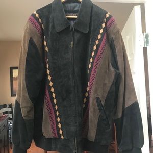 Men’s suede jacket, size L